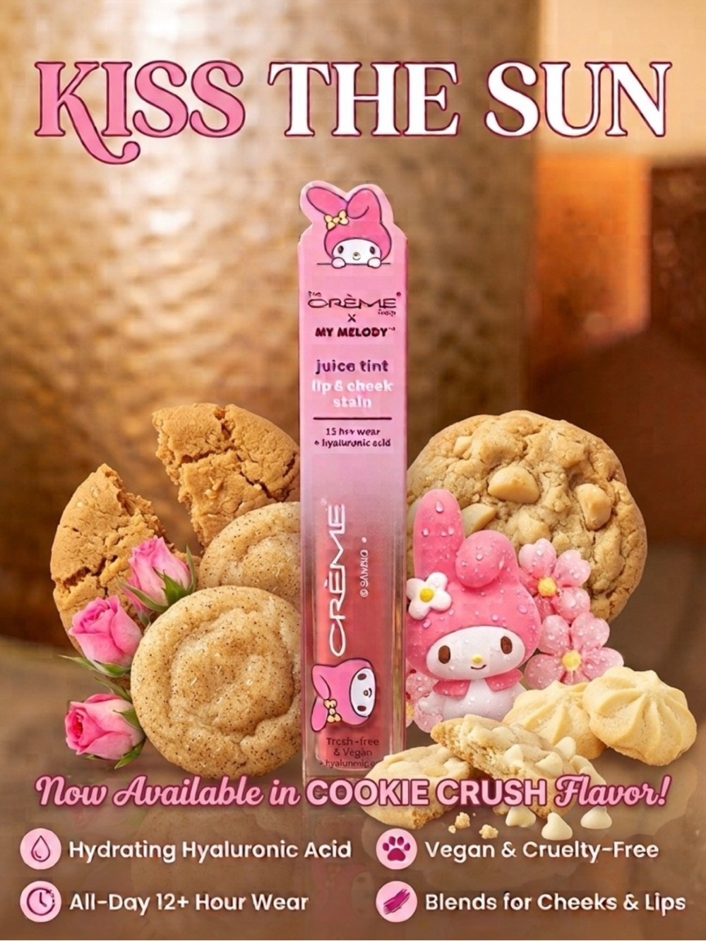 The Creme Shop Lip & Cheek Stain - Cookie Crush x 2 !!